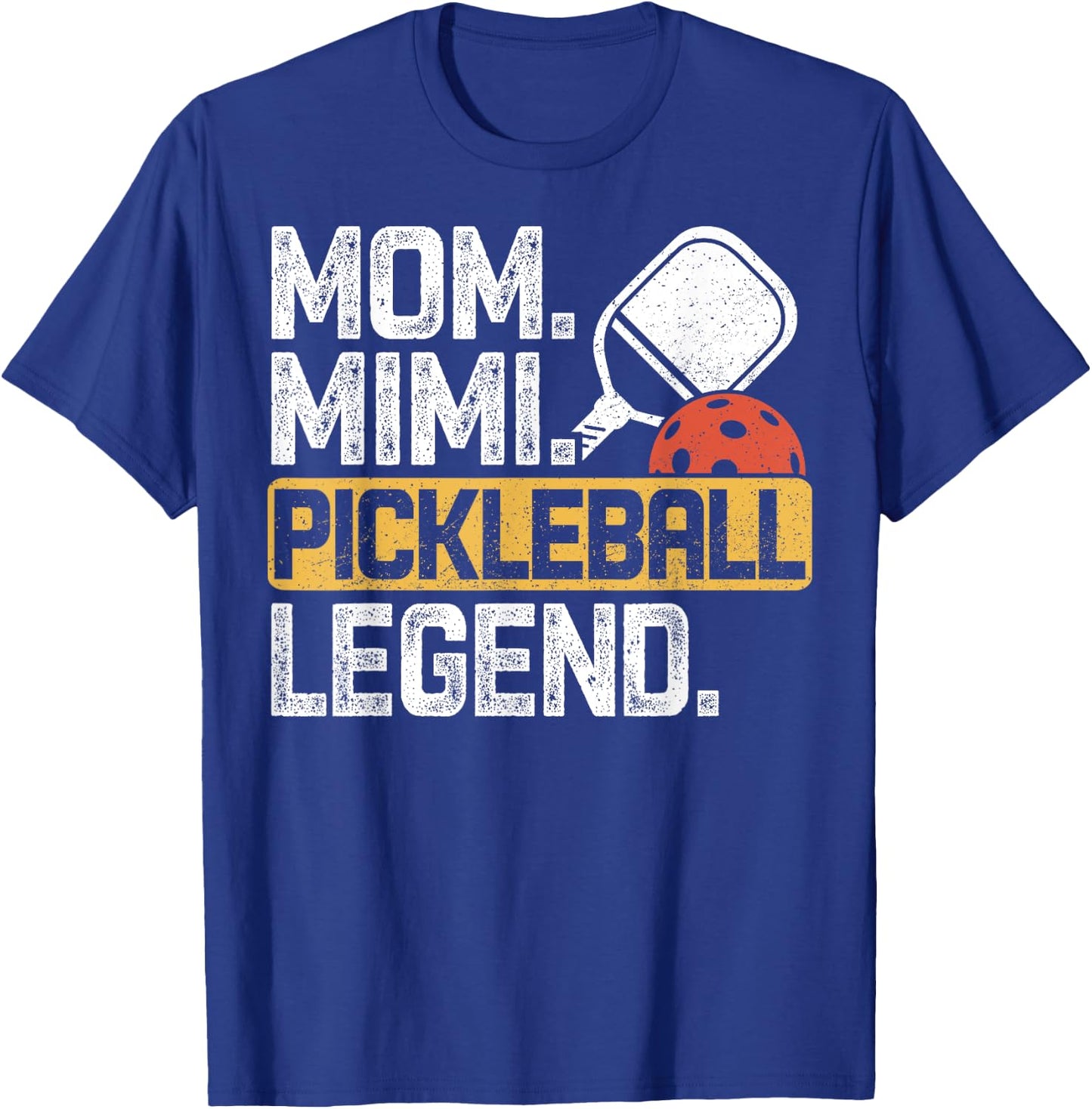 Mom Mimi Pickleball Legend Vintage T-Shirt - T-Shirt | Royal