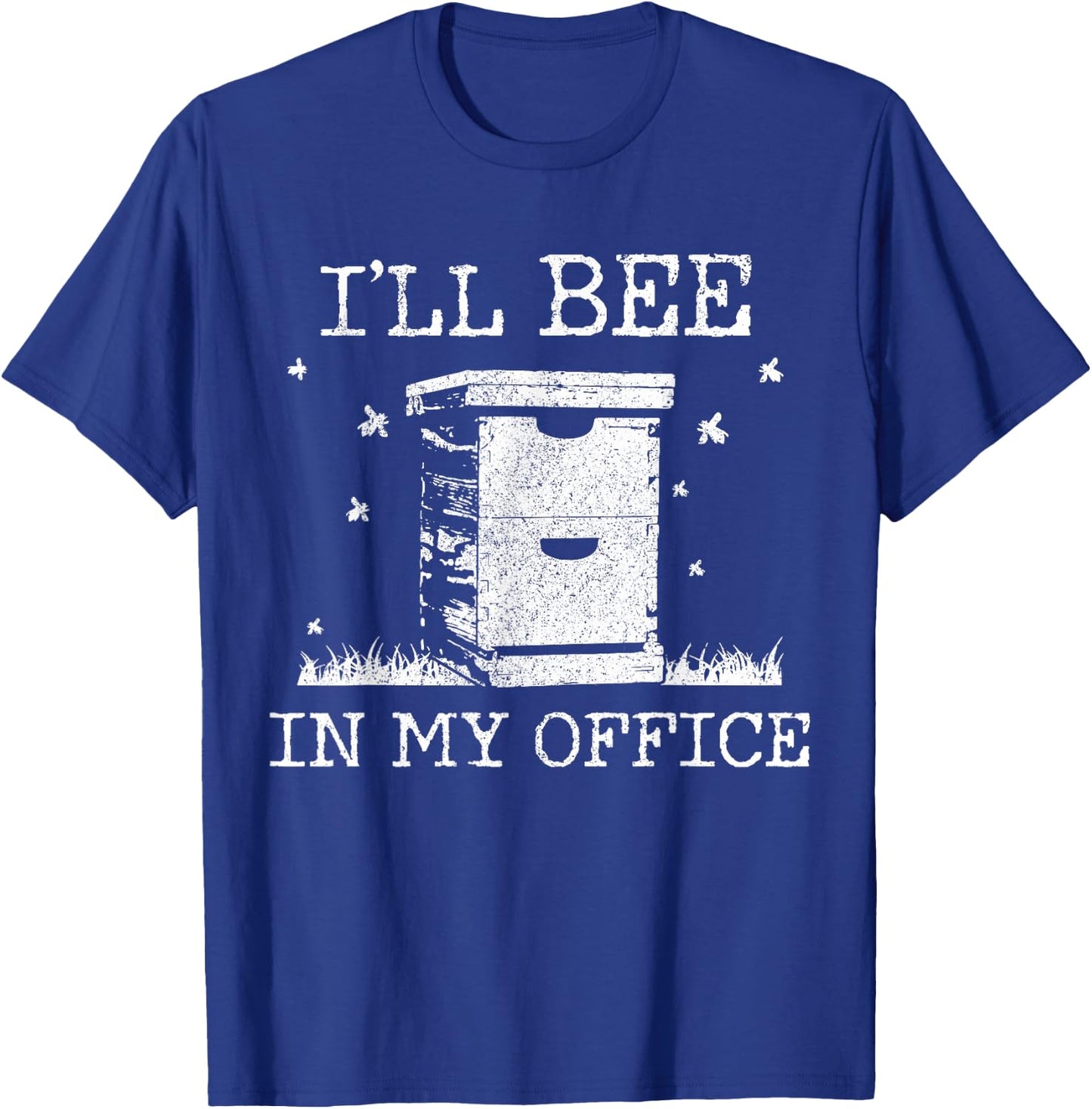 Beekeeper I Am Im Büro Bees Funny Gift T-Shirt - T-Shirt | Royal