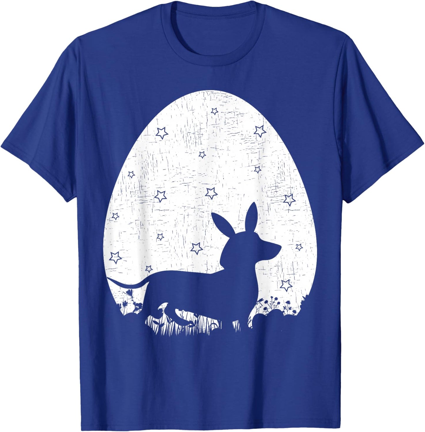 Easter Egg Vintage Retro Style Dachshund Dog Easter Sunday Men Women Girls Kids T-Shirt - T-Shirt | Royal