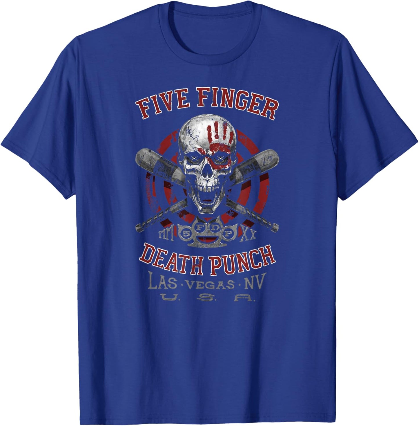 5FDP - Baseball Skull T-Shirt - T-Shirt | Royal