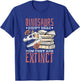 Dinosaurs Didn'T Read Now Extinct,Booklover T-Shirt - T-Shirt | Royal