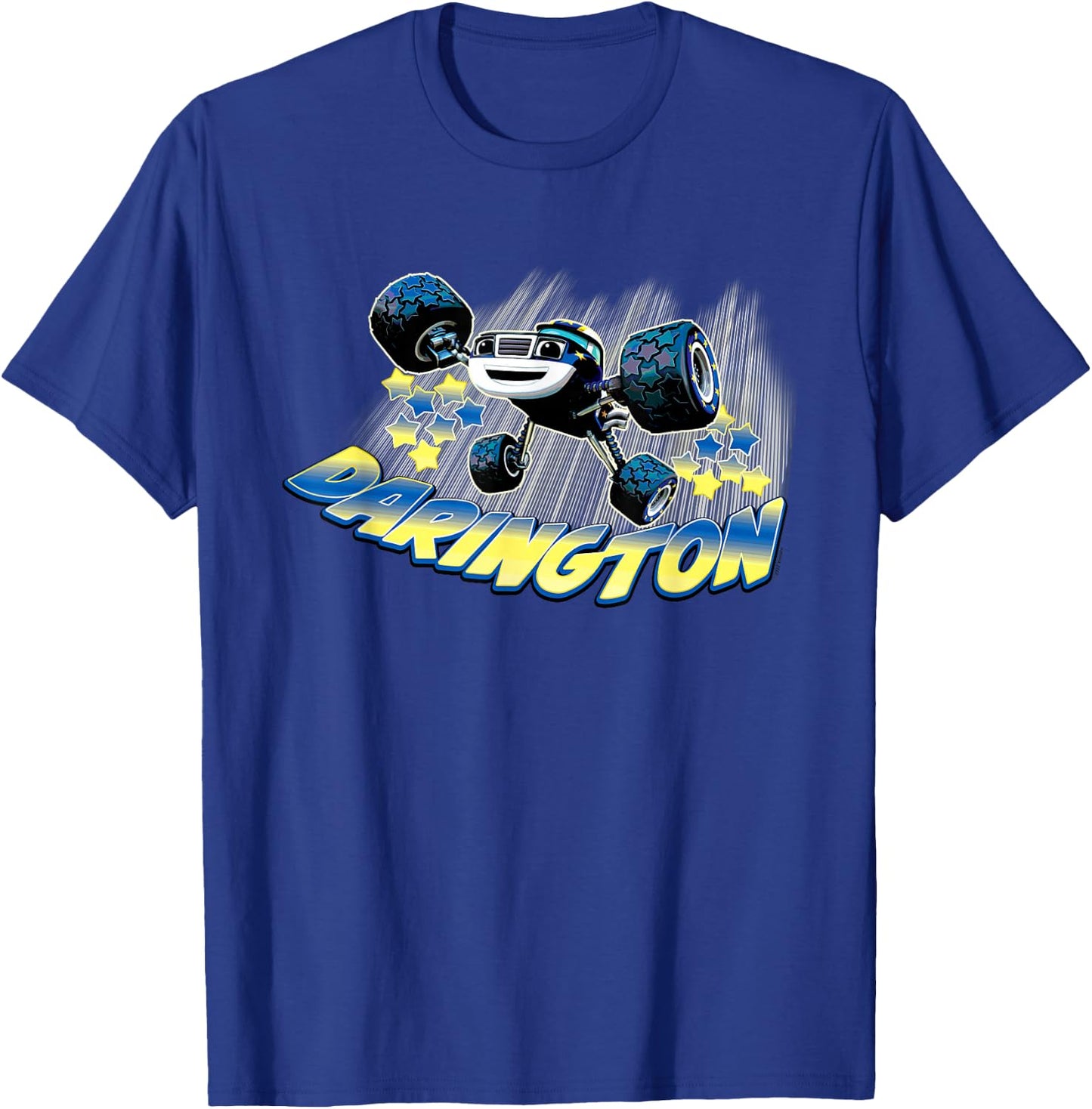 Blaze and the Monster Machines Darington Badge T-Shirt - T-Shirt | Royal
