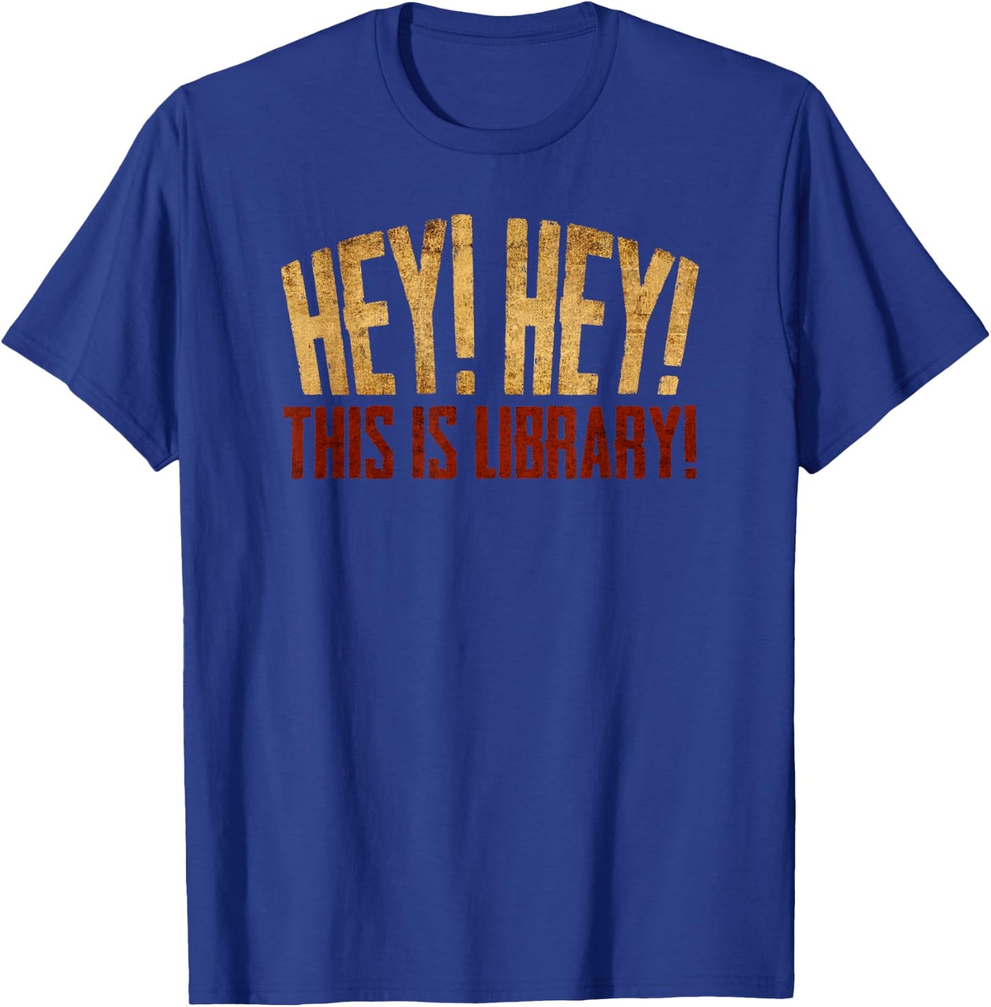 "This is Library!" Librarian Book Lover for Teachers T-Shirt - T-Shirt | Royal
