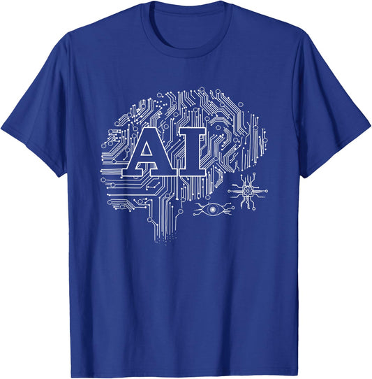 Ai Artificial Intelligence - Machine Learning T-Shirt - T-Shirt | Royal