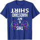 This Is My Handstand Shirt Gymnastics Gymnastics Training T-Shirt - T-Shirt | Royal