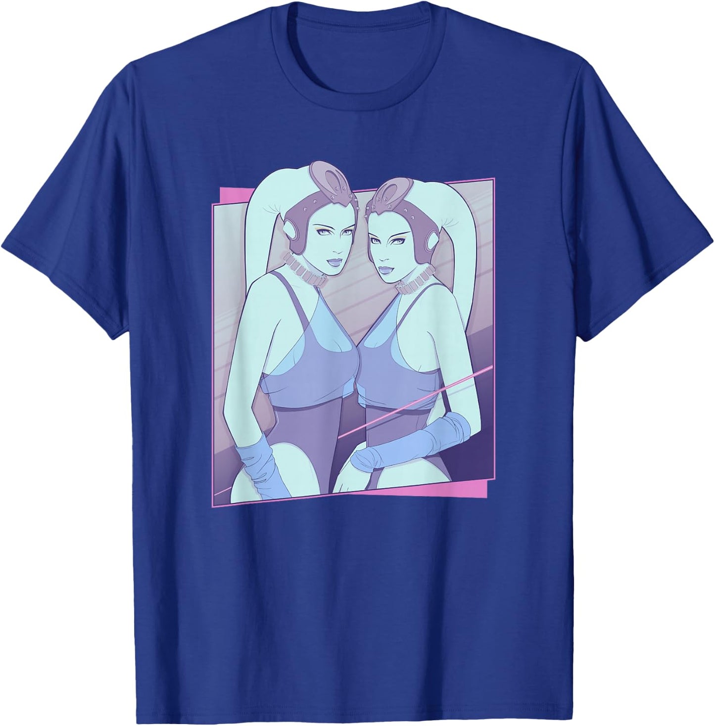 Star Wars Anna Gella And Tann Gella Twi'lek Twins Poster T-Shirt - T-Shirt | Royal