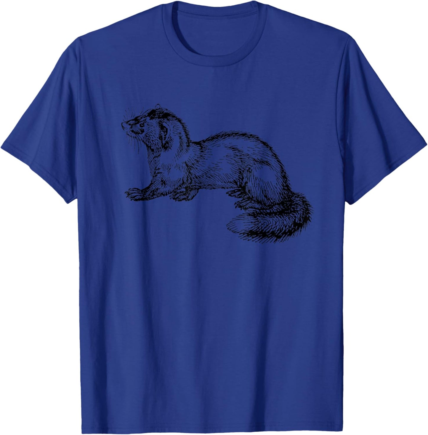 Mink Animal Wildlife T-Shirt - T-Shirt | Royal