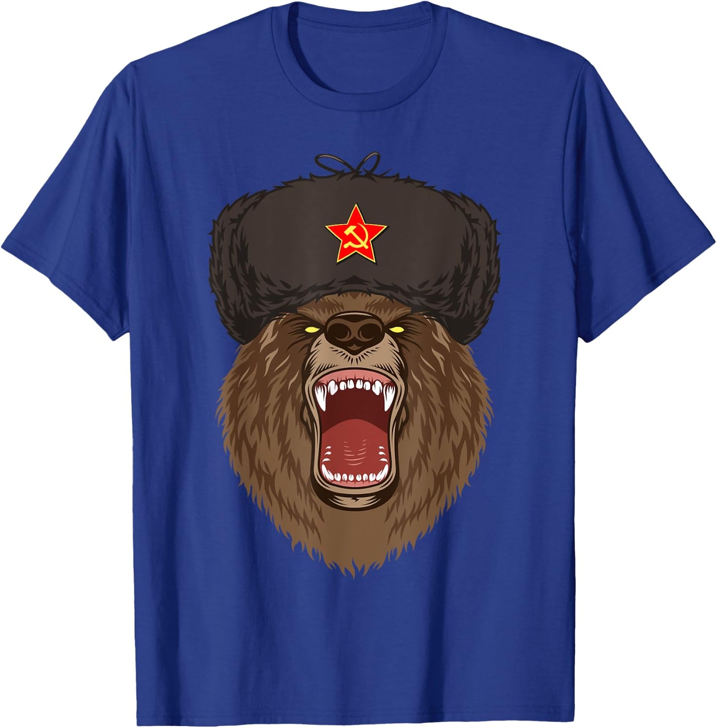 Russia Russian Bear T-Shirt - T-Shirt | Royal