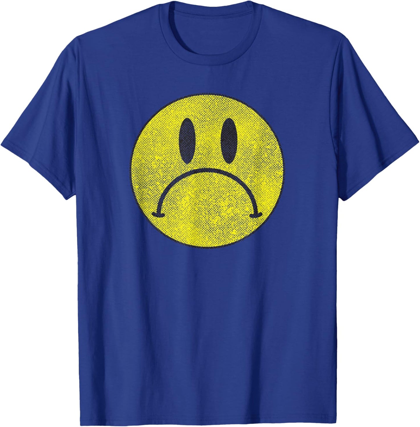 Frowny shape, grumpy, sad face T-Shirt - T-Shirt | Royal