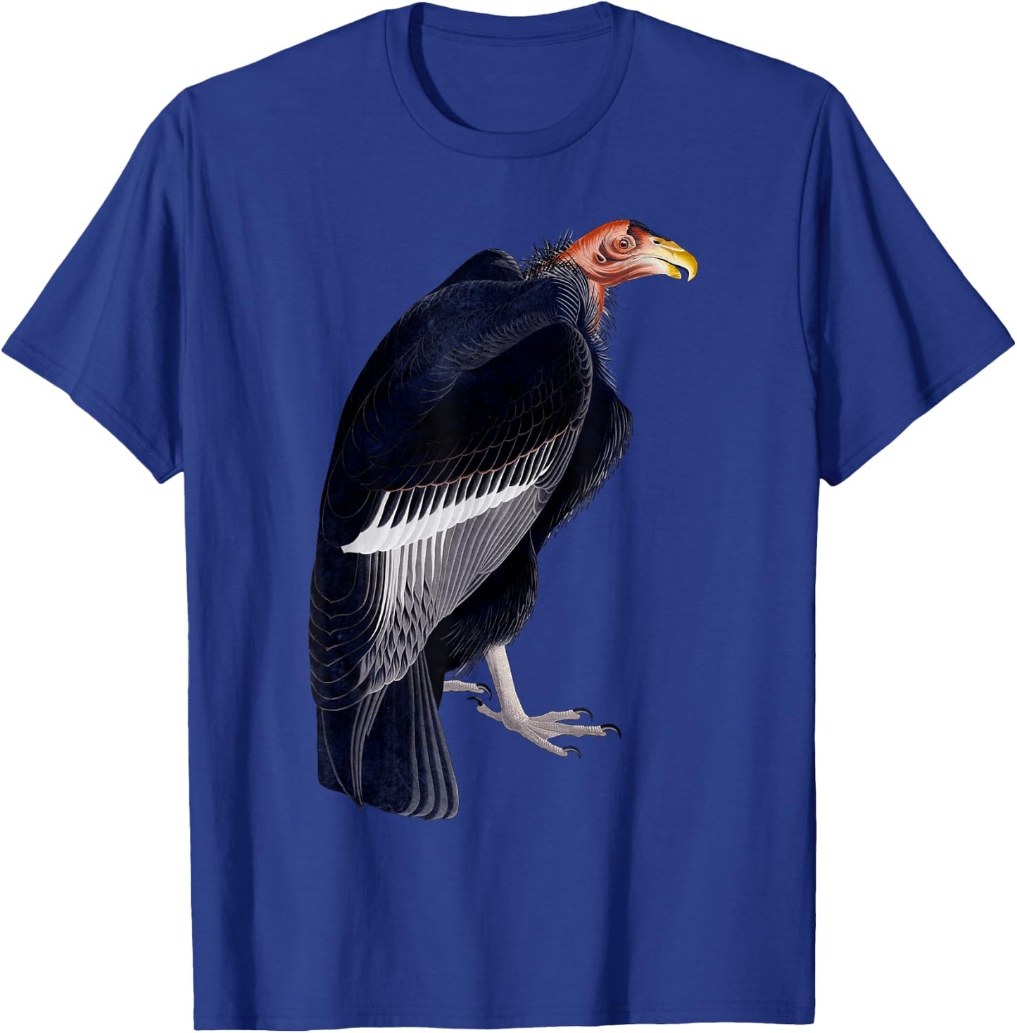 Turkey Vulture Vintage Illustration T-Shirt - T-Shirt | Royal