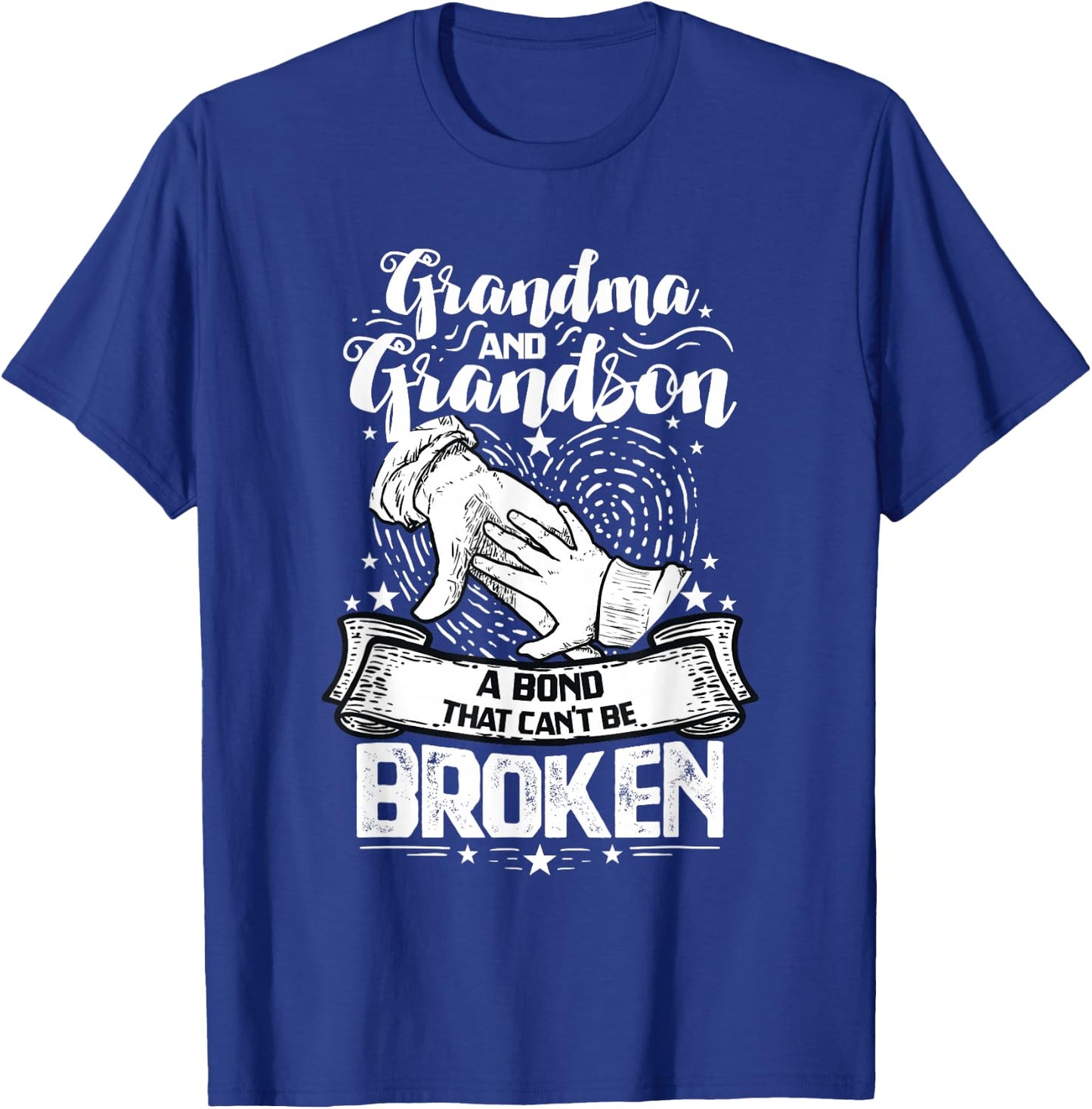 Grandma And Grandson A Bond That Can't Be Broken T-Shirt - T-Shirt | Royal