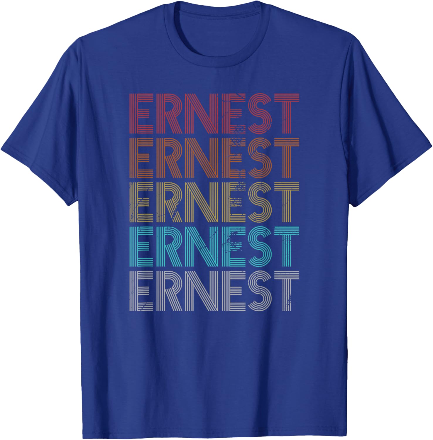 Retro Vintage ERNEST T-Shirt - T-Shirt | Royal