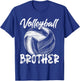 Brother Family Matching Volleyball Player T-Shirt - T-Shirt | Royal