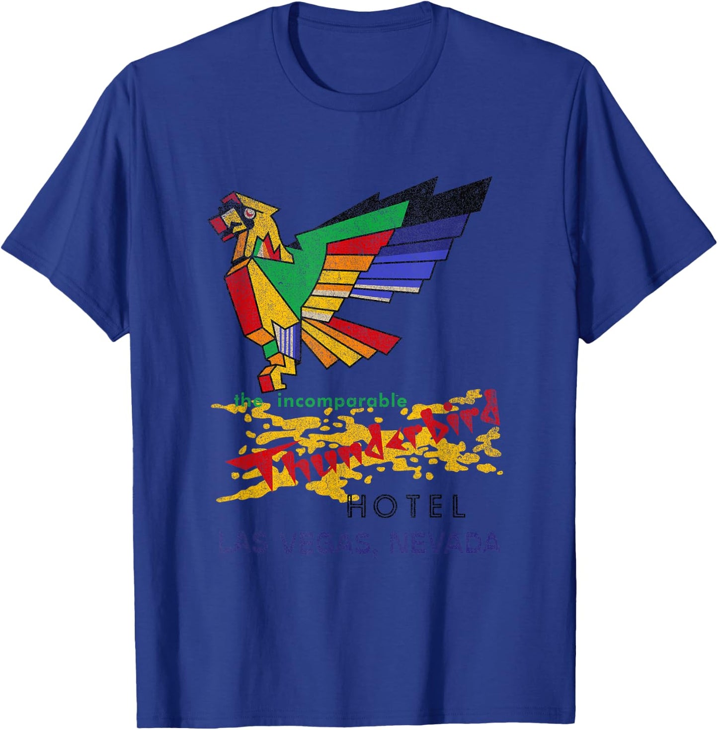 Vintage Thunderbird Hotel and Casino Las Vegas T-Shirt - T-Shirt | Royal