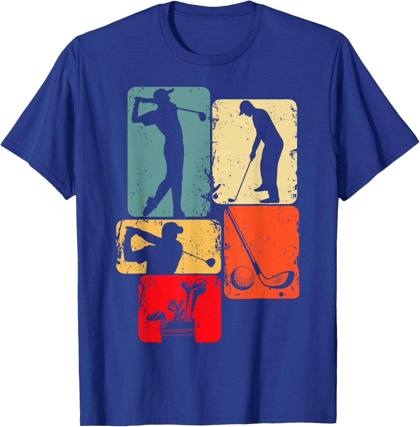 Golf Club Golfer Golfing Boys Kids T-Shirt - T-Shirt | Royal