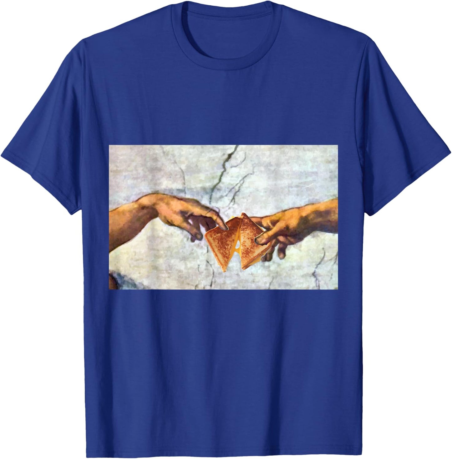 The creation of Adam grilled cheese T-Shirt - T-Shirt | Royal