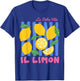 La Dolce Vita Lemon Il Limon Summer Fruit Farmers Market T-Shirt - T-Shirt | Royal