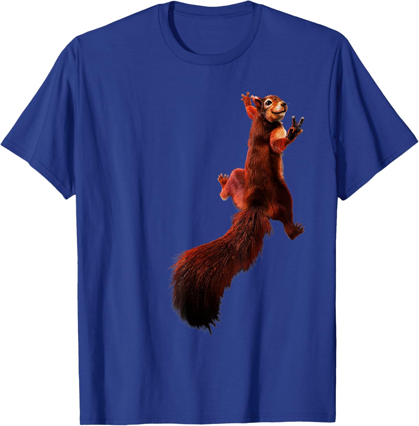 Peace Squirrel T-Shirt - T-Shirt | Royal