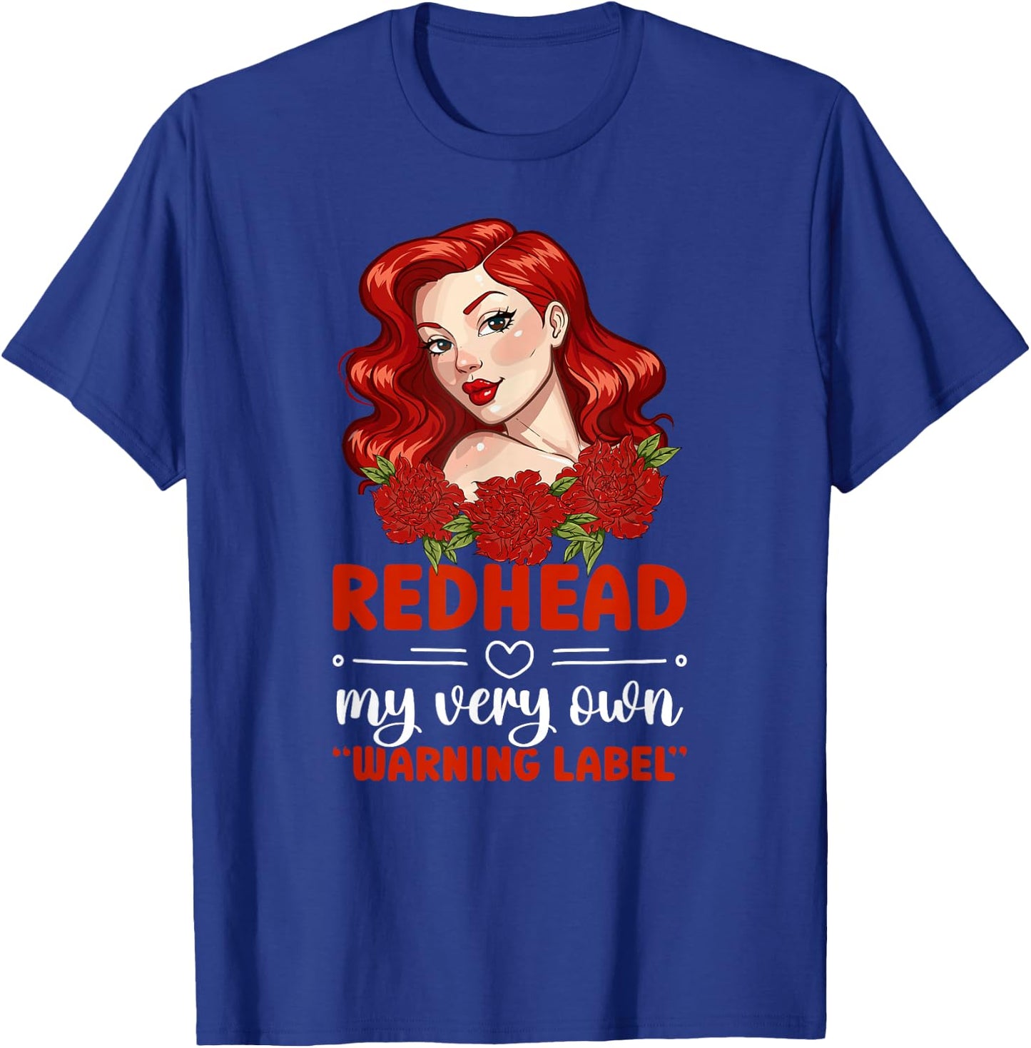 Redhead Funny Red Hair Ginger Red Haired T-Shirt - T-Shirt | Royal