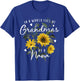 In A World Full Of Grandmas Be A Nana Gifts Sunflower T-Shirt - T-Shirt | Royal
