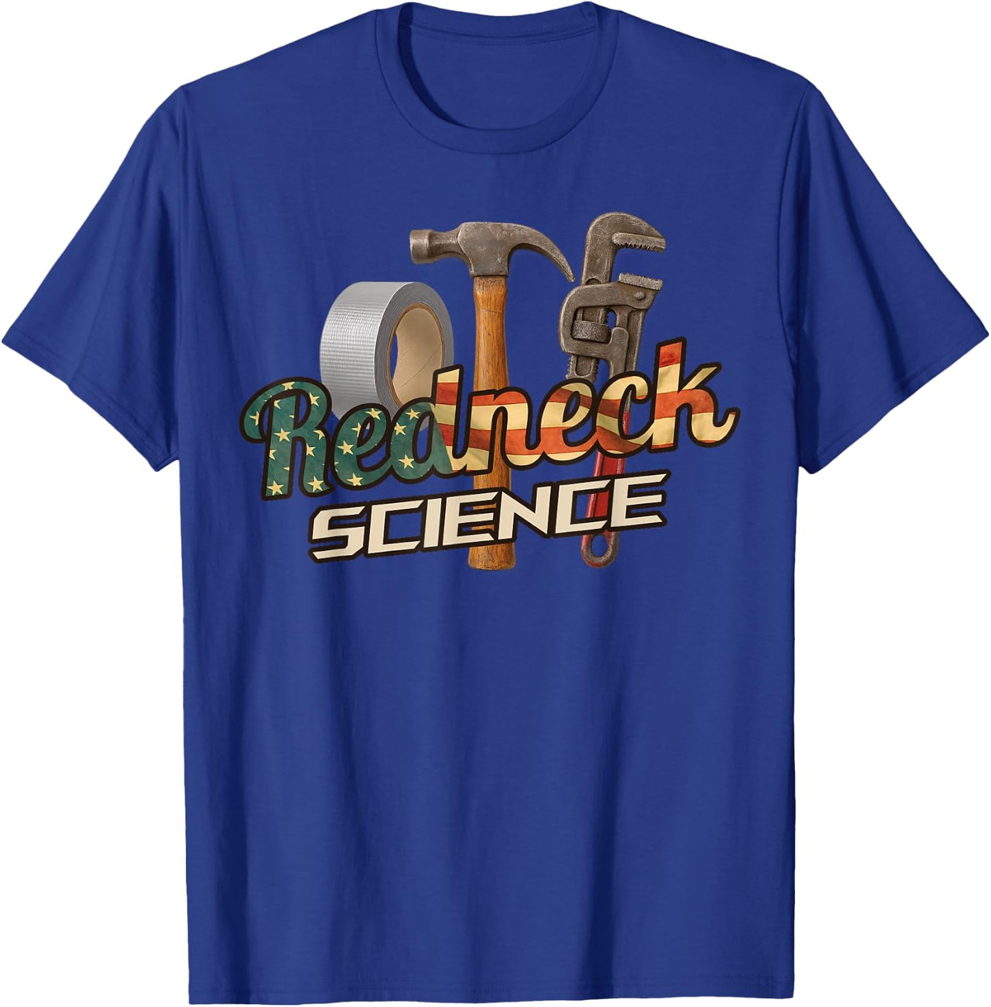 Redneck Science - Scientist Tools T-Shirt - T-Shirt | Royal