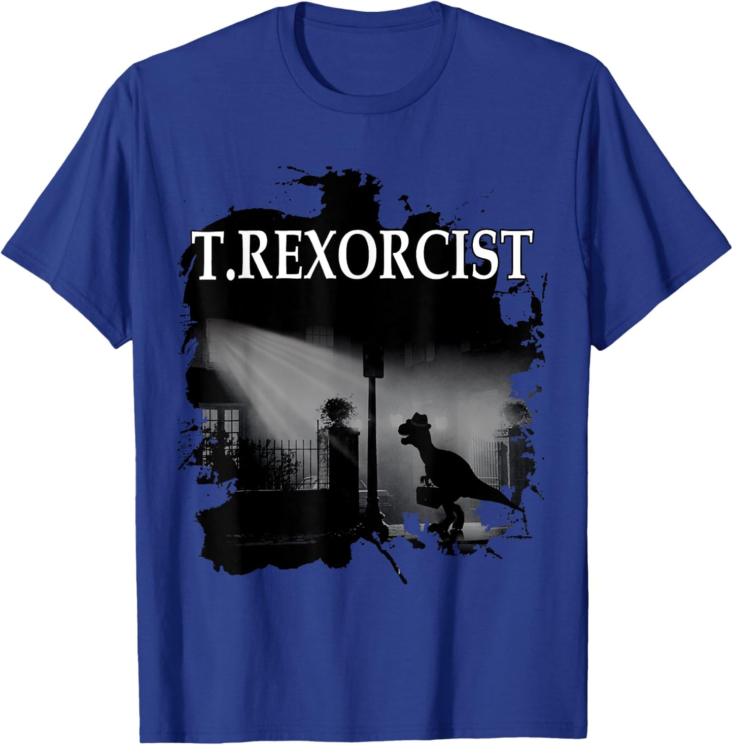 Tyrannosaurus Rex Shirt - T.rexorcist Dinosaur Parody T-Shirt - T-Shirt | Royal