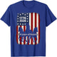 Horse American Flag 250 Years Anniversary USA Fourth of July T-Shirt - T-Shirt | Royal