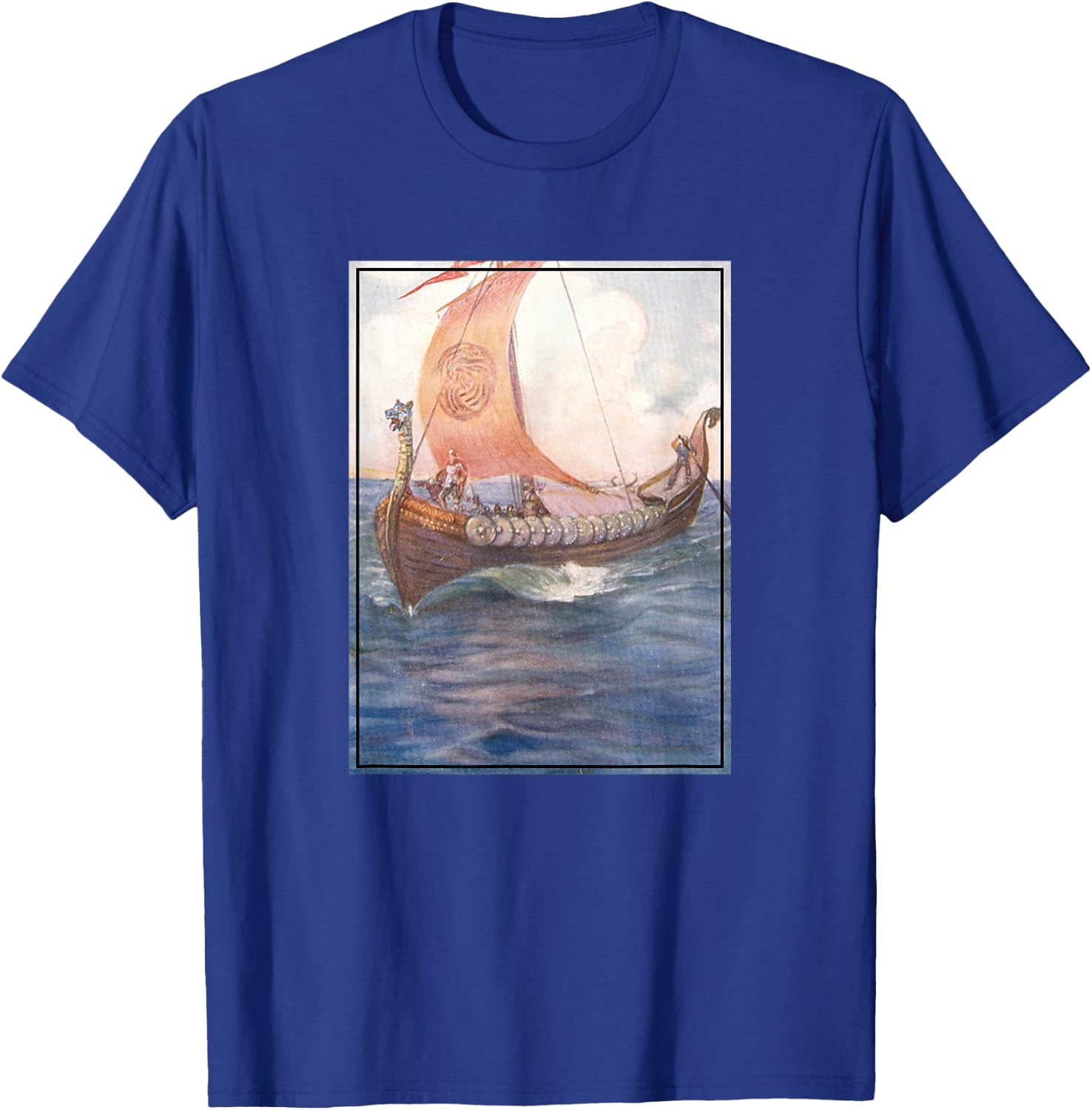 Beowulf Arriving On a Longship (1910) T-Shirt - T-Shirt | Royal