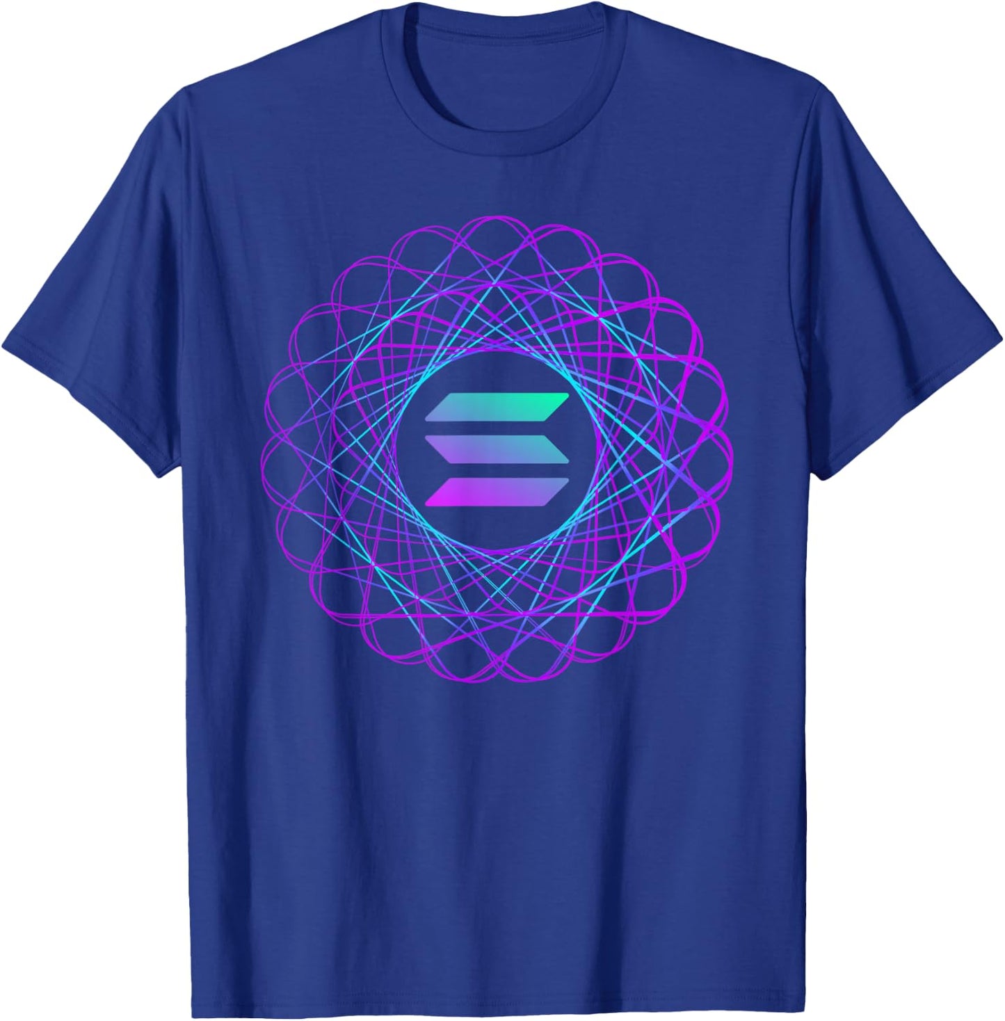 Women Solana Blockchain Cryptocurrency Logo | Solana T-Shirt - T-Shirt | Royal