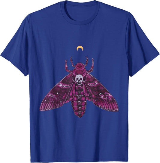 Pink Death Head Moth T-Shirt - T-Shirt | Royal