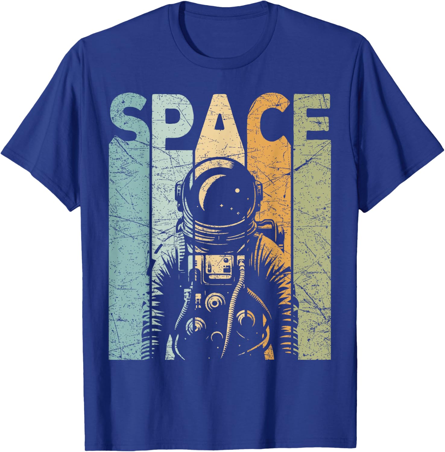 Space Vintage Outer Space Retro Space Nerd T-Shirt - T-Shirt | Royal