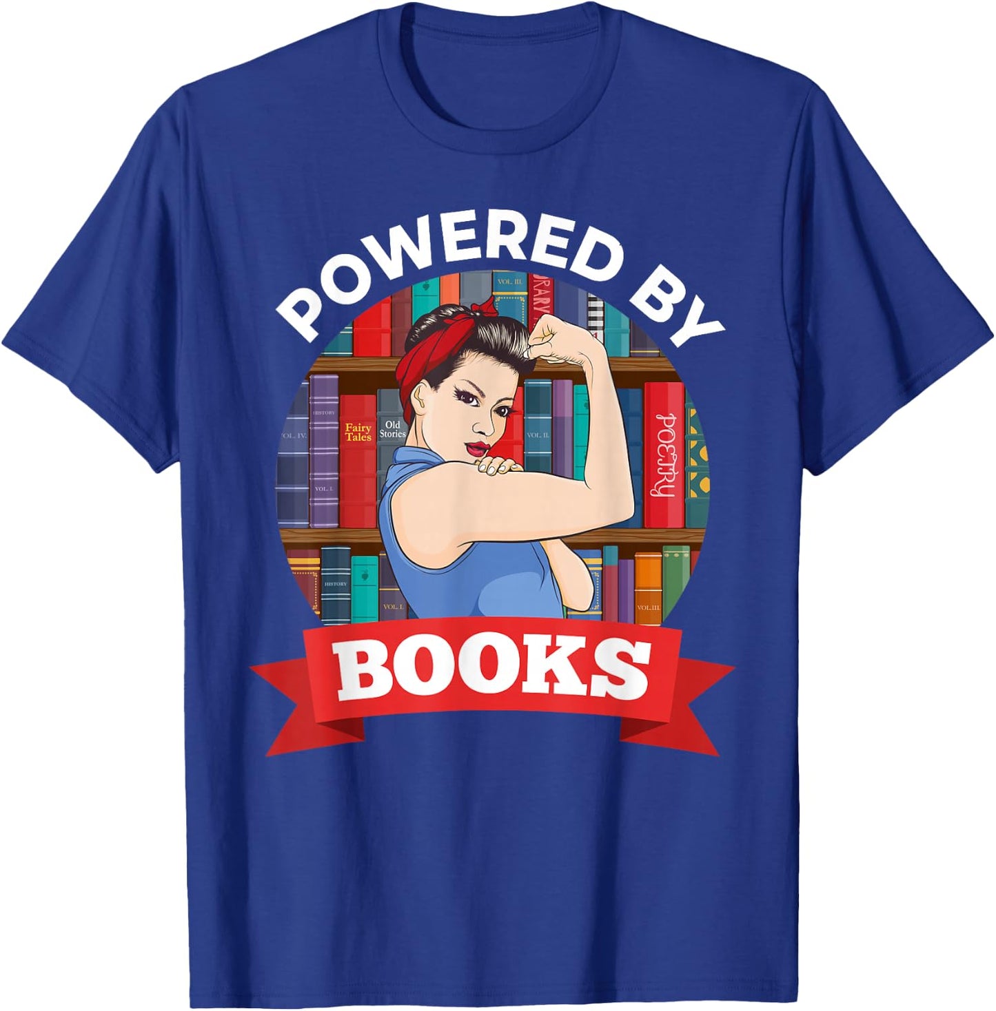 Book Lover Bookworm Librarian Reading Club Gift T-Shirt - T-Shirt | Royal