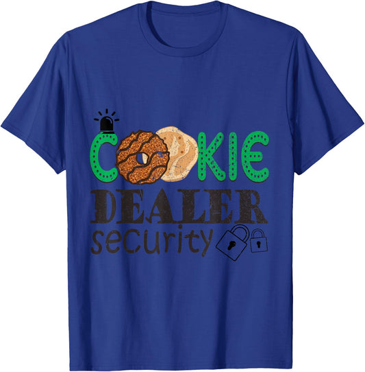 Scout Shirt Cookie Dealer Security Cookie Girl Troop Leader T-Shirt - T-Shirt | Royal