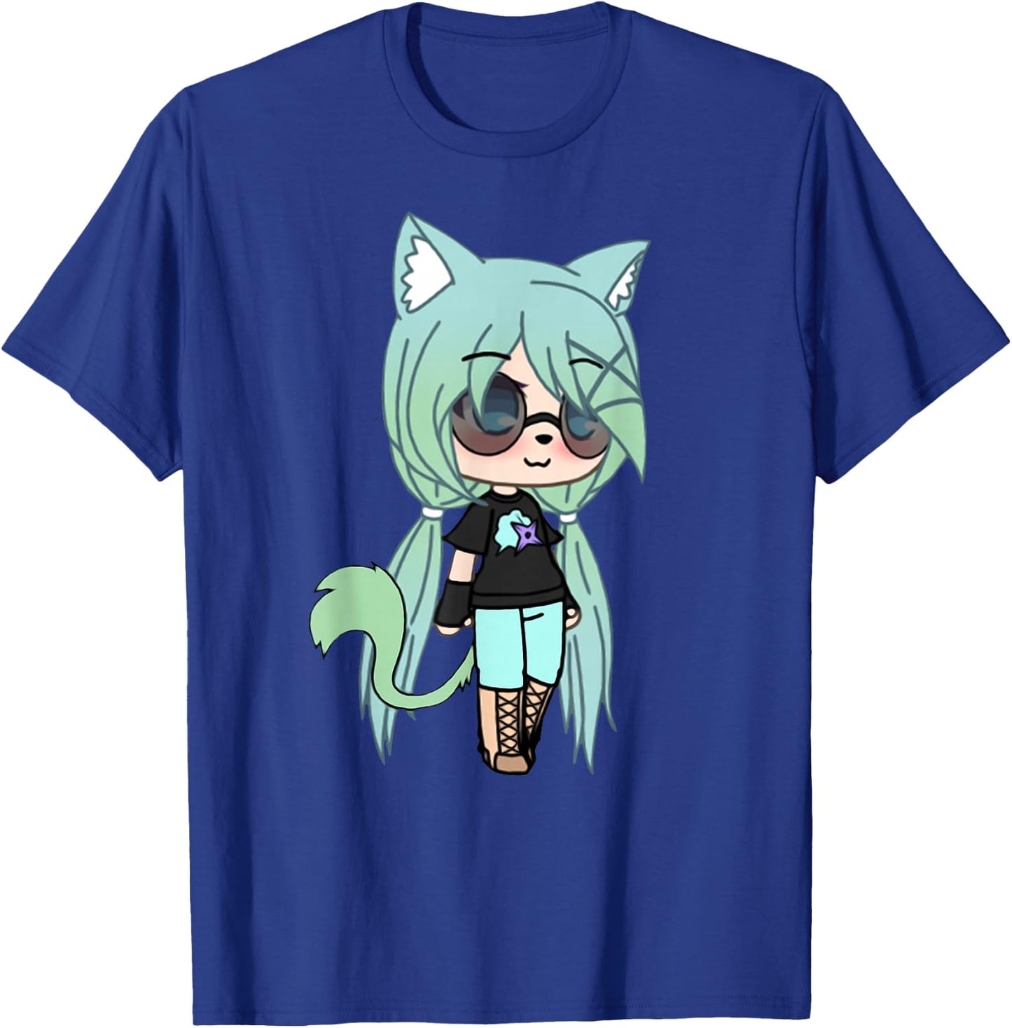 Cute Chibi Style Kawaii Anime Girl Chloe Chan The Tomboy T-Shirt - T-Shirt | Royal