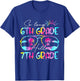 Tie Dye So Long 6th Grade Hello 7th Grade Teacher Kids T-Shirt - T-Shirt | Royal