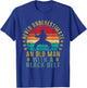 Never Underestimate an Old Man With a Black Belt Funny Retro T-Shirt - T-Shirt | Royal