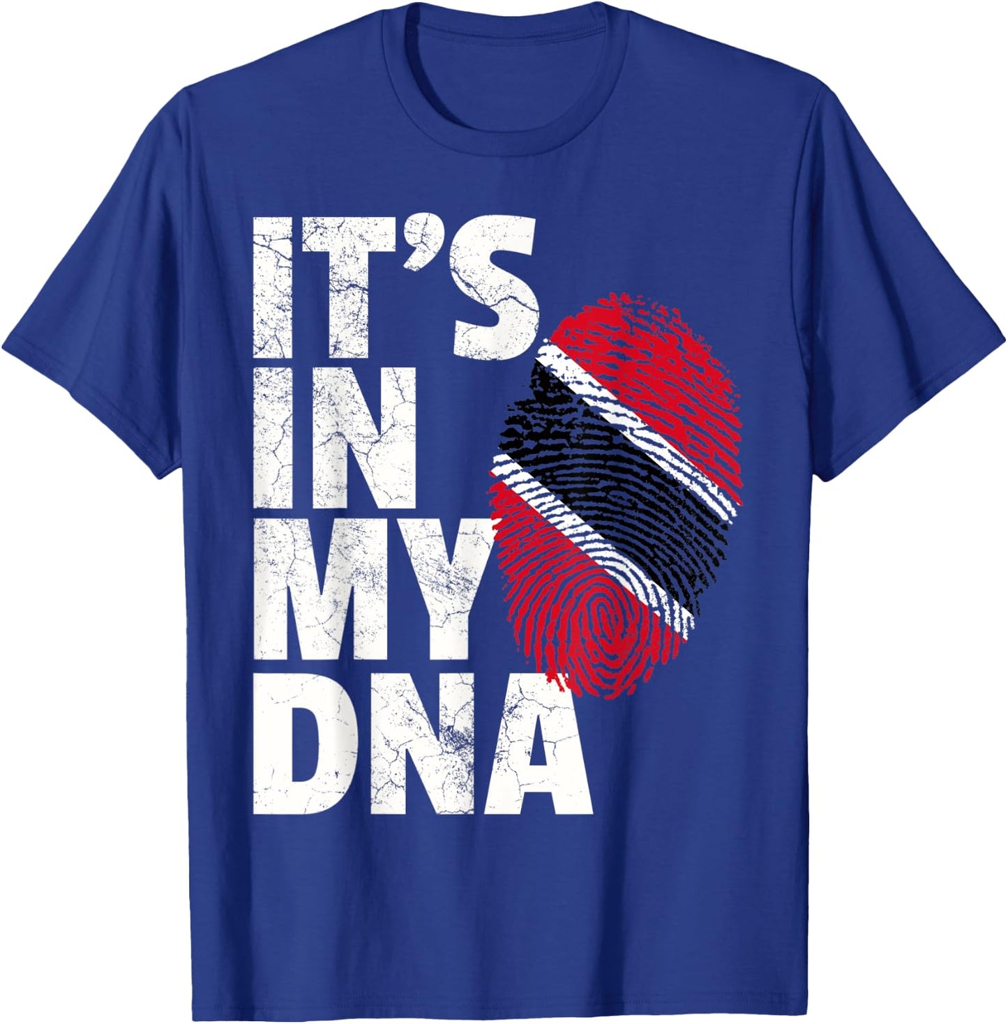 IT'S IN MY DNA Trinidad and Tobago Flag Christmas Gift T-Shirt - T-Shirt | Royal