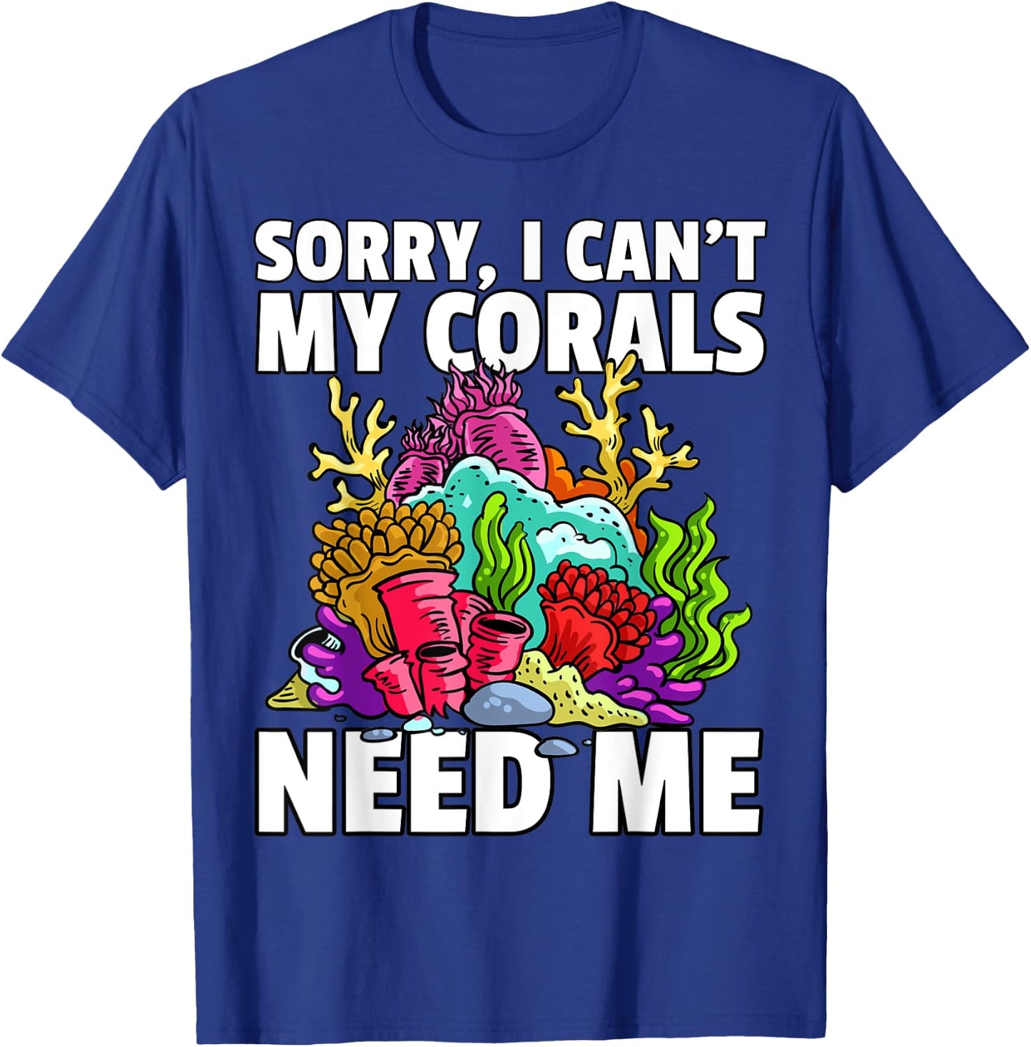 Coral Reef Gift Aquariums For A Aquarist T-Shirt - T-Shirt | Royal