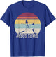 Retro Jesus Saves Baseball Shirt Religious Christian Faith T-Shirt - T-Shirt | Royal