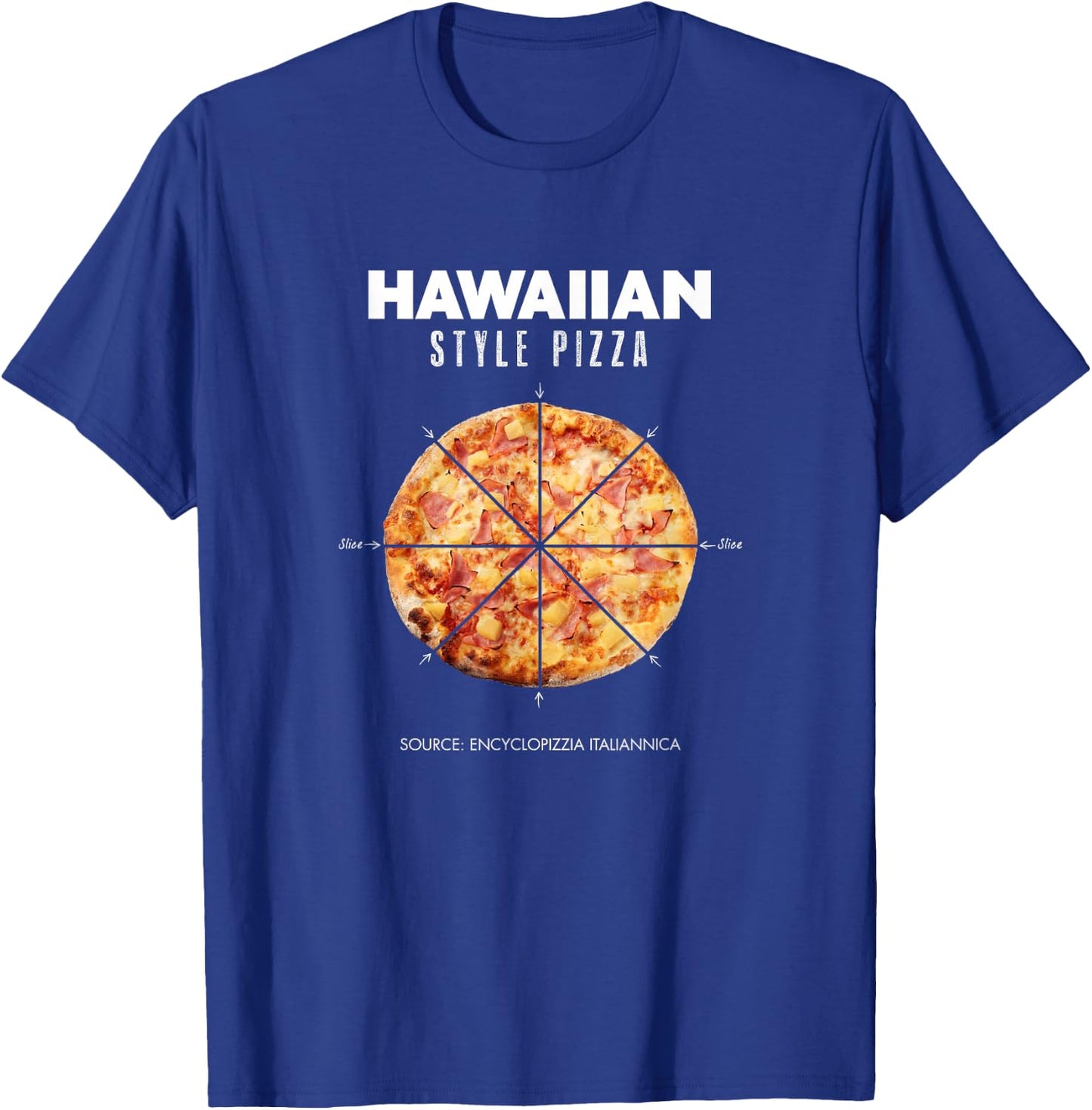 Ontario Canada Hawaiian Pizza T-Shirt - T-Shirt | Royal