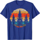 Retro Outdoor Trees Wildlife Nature Forest T-Shirt - T-Shirt | Royal
