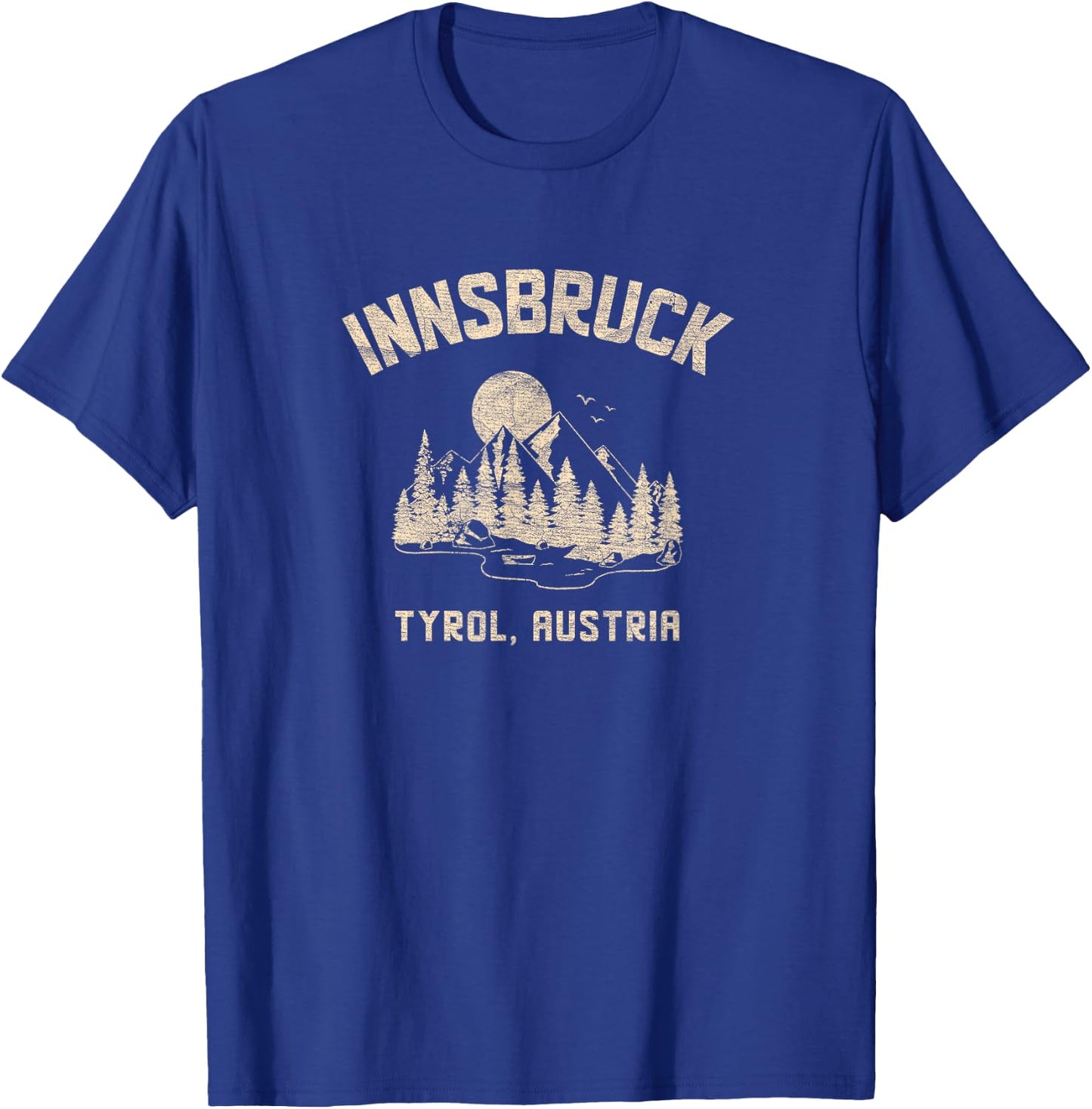 Innsbruck Austria Vintage Vacation in Tyrol T-Shirt - T-Shirt | Royal