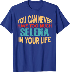 Funny Selena Personalized First Name Joke Item T-Shirt - T-Shirt | Royal