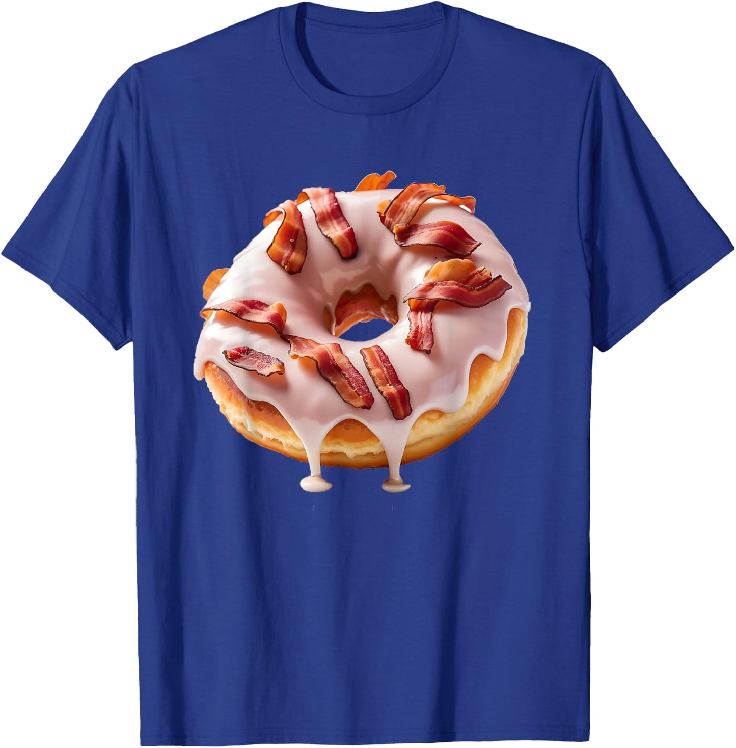 Maple Bacon Donut T-Shirt - T-Shirt | Royal