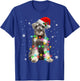 Schnauzer Dogs Tree Christmas Sweater Xmas Pet Animal Dog Men Women Kids T-Shirt - T-Shirt | Royal