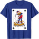 Vintage Joker Playing Card Retro Clown Group Costume T-Shirt - T-Shirt | Royal