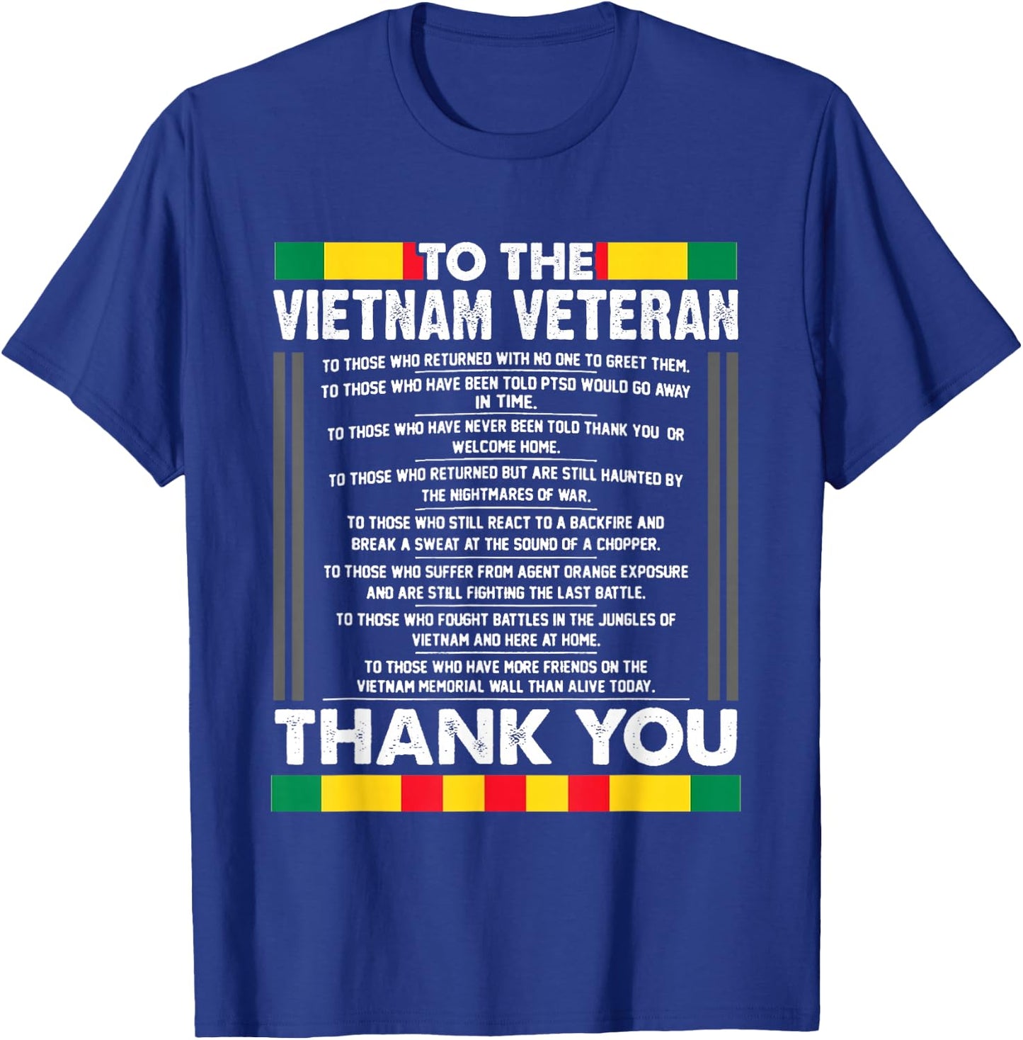 Freedom Isn't Free I Paid for It Vietnam Veteran Gift T-Shirt - T-Shirt | Royal