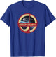 Sputnik Interkosmos Vintage Russian Book Tabs CCCP T-Shirt - T-Shirt | Royal