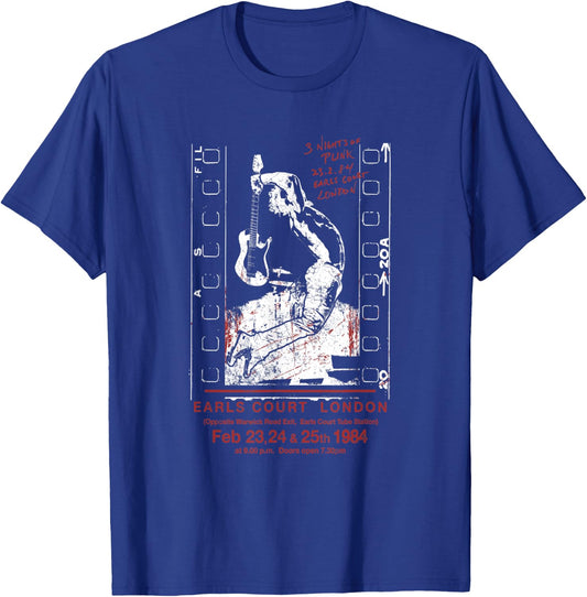 Punk Rock 80's Concert Retro Vintage T-Shirt - T-Shirt | Royal