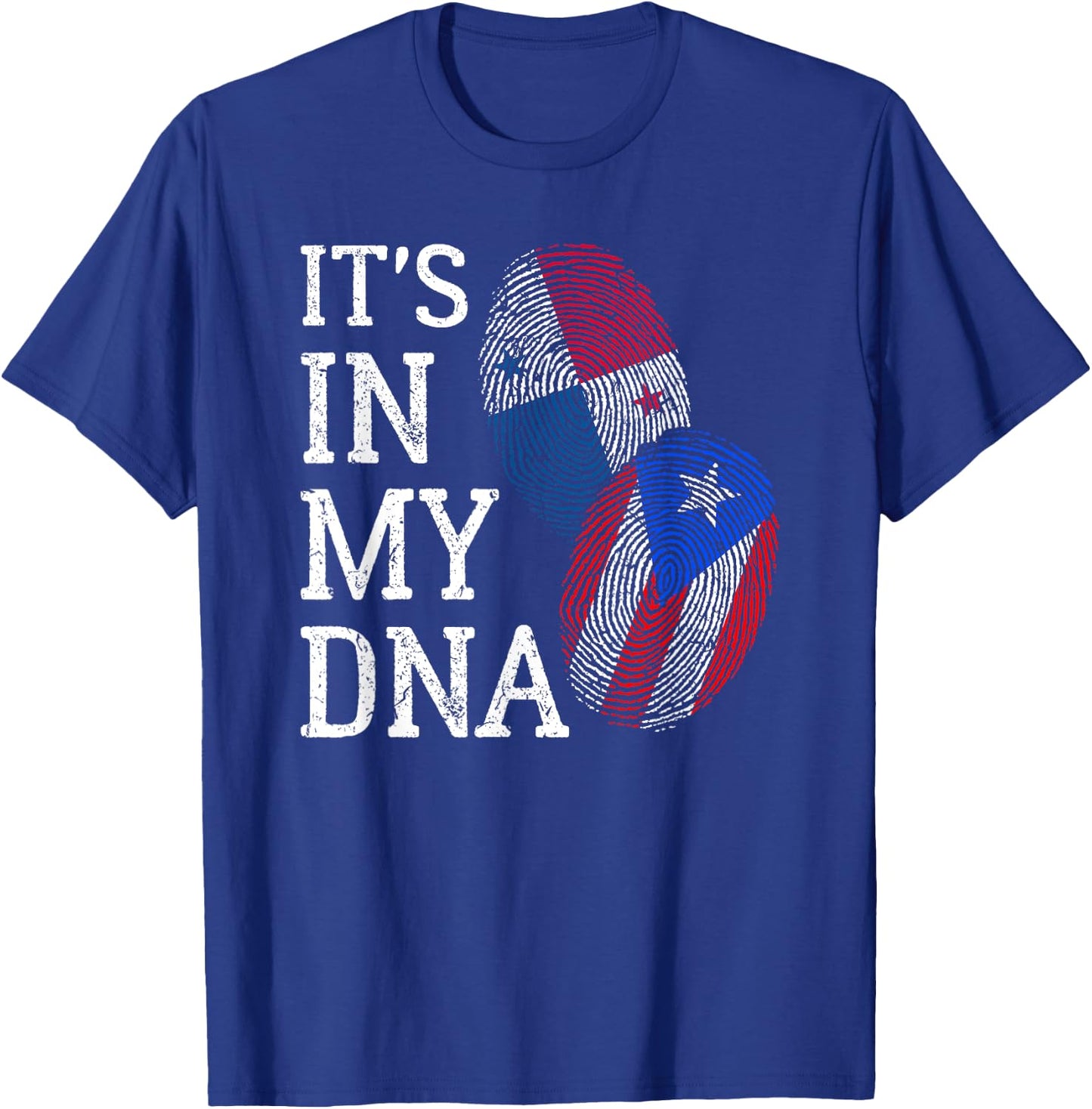 It's In My DNA Panamanian Puerto Rican Panama Puerto Rico T-Shirt - T-Shirt | Royal